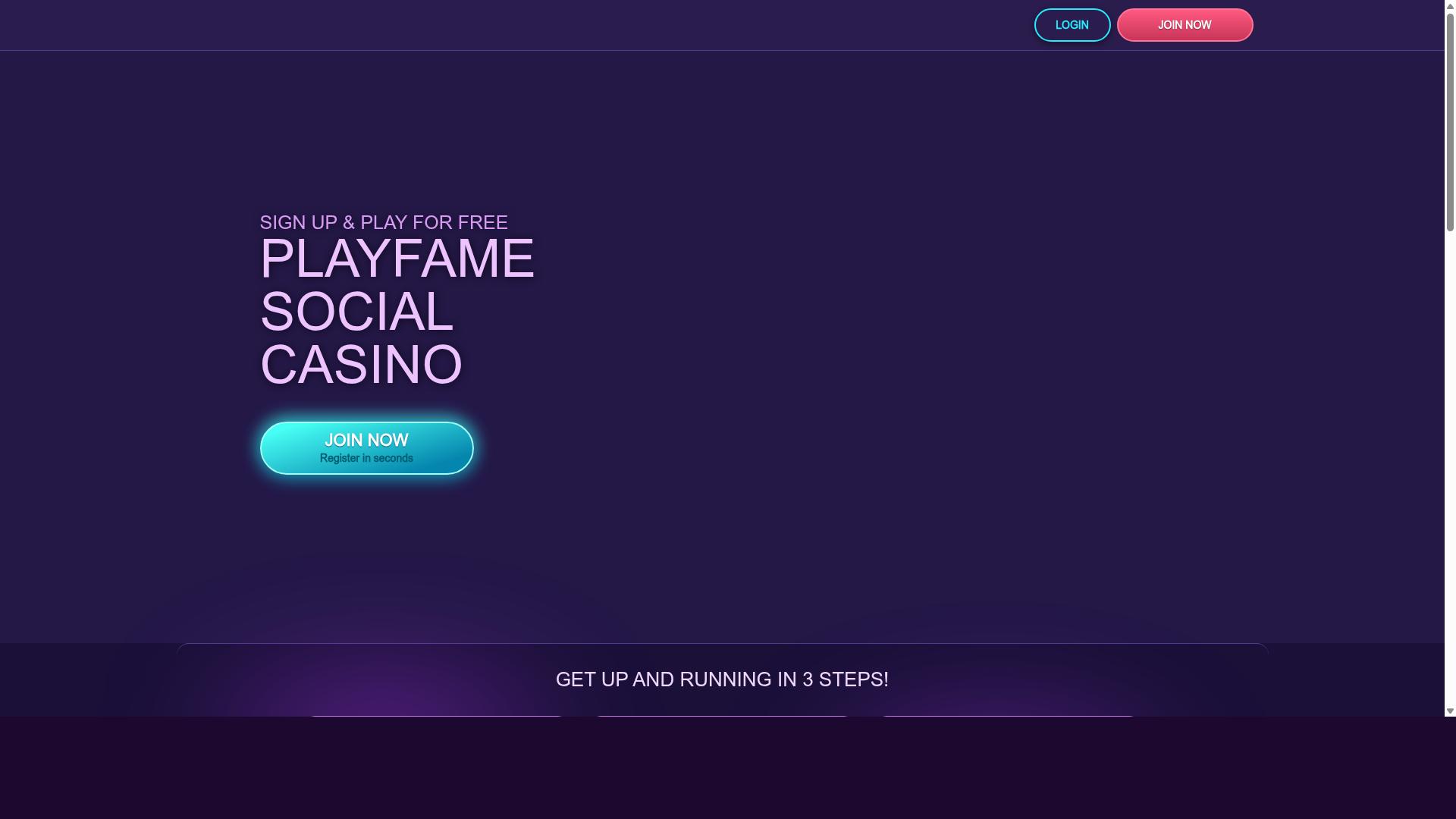 PlayFame website